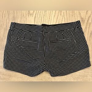 Size 6 old navy black/white polkadot shorts